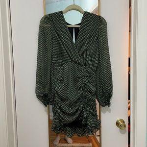 Sexy short long sleeve dress